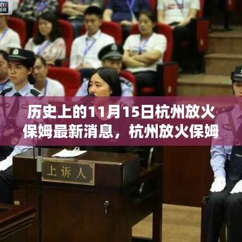 杭州放火保姆最新动态,11月15日的温馨故事更新
