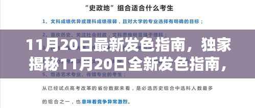 11月20日最新发色指南，独家揭秘11月20日全新发色指南，科技与时尚的完美融合，引领潮流新纪元！