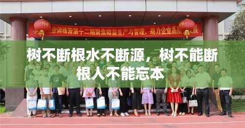 树不断根水不断源,树不能断根人不能忘本