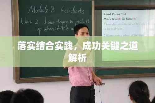 落实结合实践,成功关键之道解析