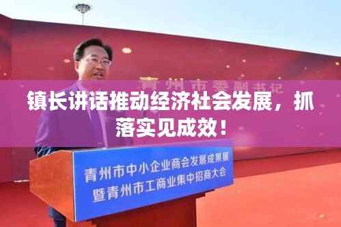 镇长讲话推动经济社会发展,抓落实见成效!