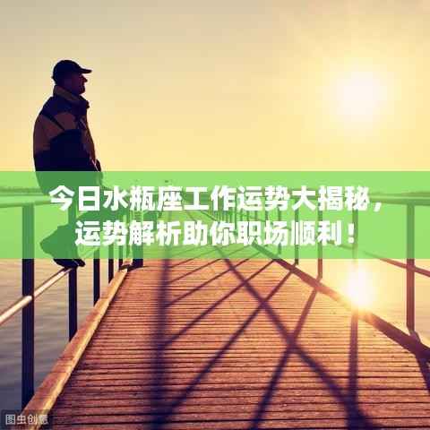 今日水瓶座工作运势大揭秘,运势解析助你职场顺利!